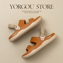 户外穿防滑可湿水eva沙滩拖鞋 夏季 男 女款 远港魔术贴两穿运动凉鞋