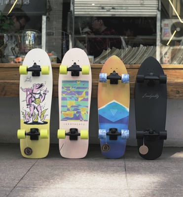 南山板聚 Landyachtz 陆地冲浪板 surfskate 儿童刷街滑板长板