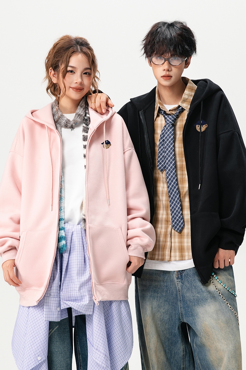 2025新款420克华棉开衫卫衣A336-1-HH1531-特P55（60棉40聚酯纤维，男装卫衣，电商A336-1