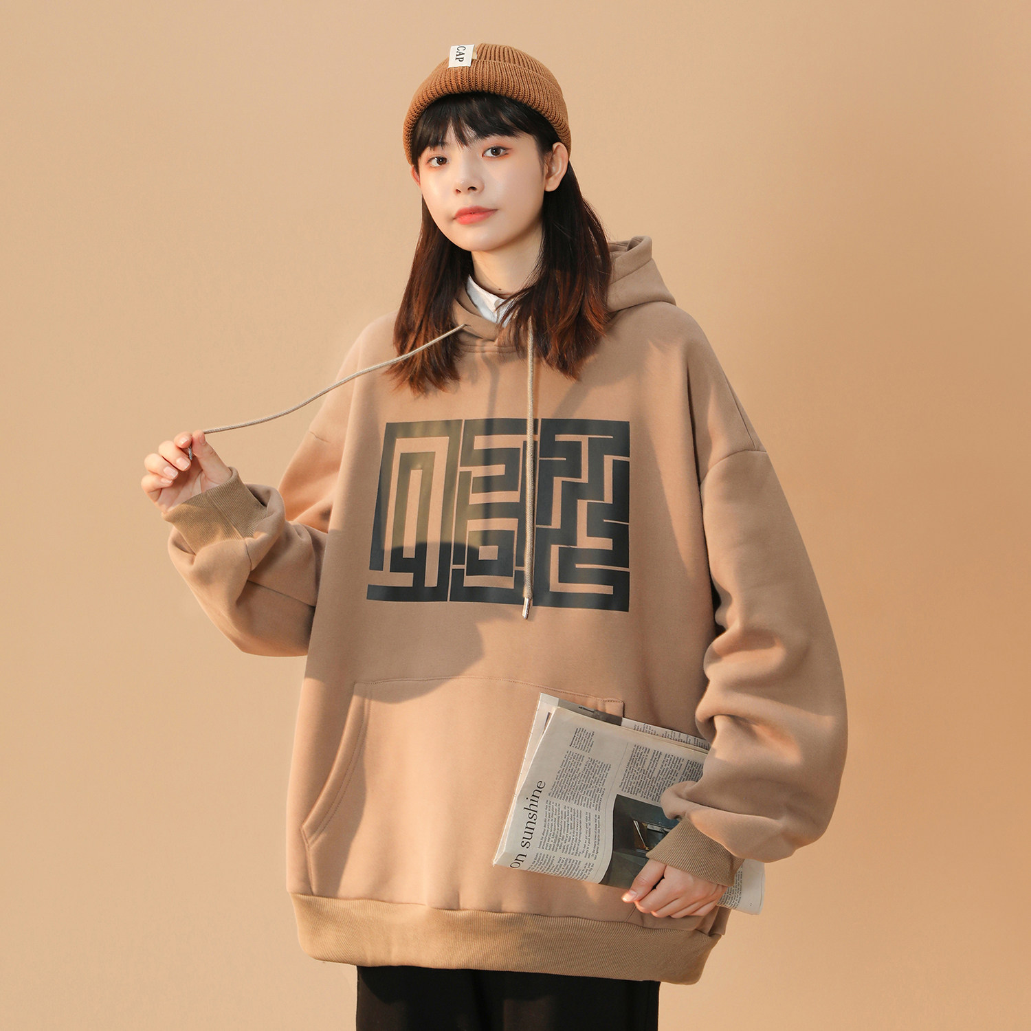 21年秋冬新款美式复古卫衣 197-5-WY037-P58-控价68图片