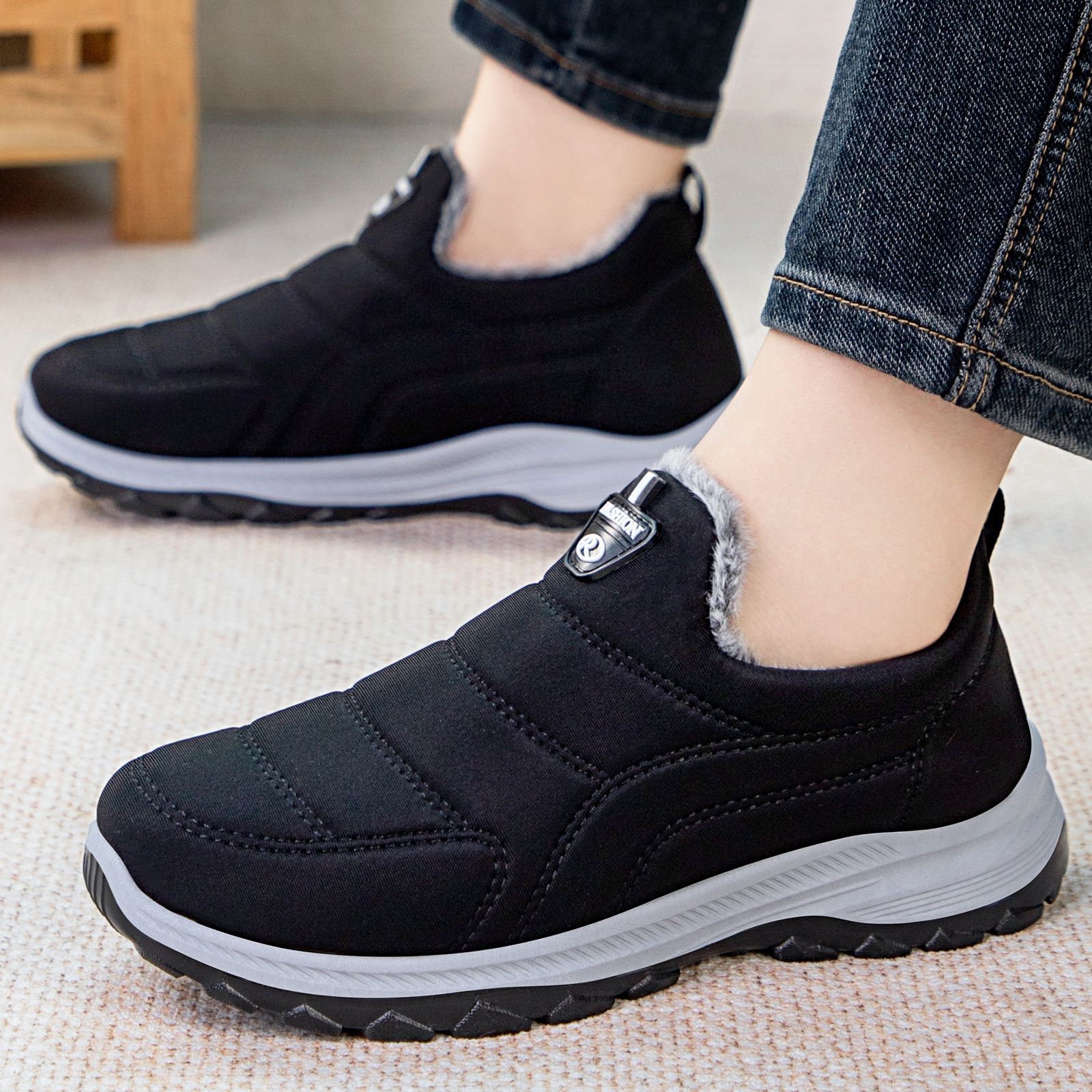 男士加绒加厚保暖防寒雪地靴