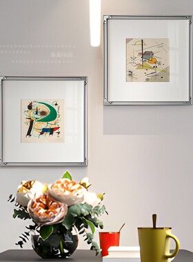 客厅沙发背景墙高级挂画抽象艺术