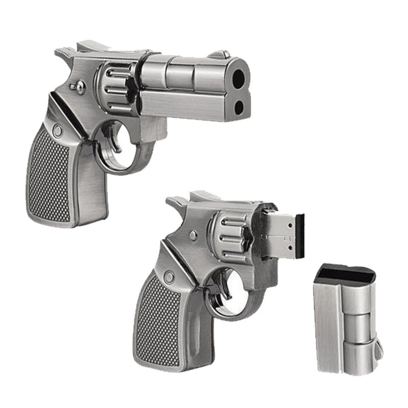 定制金属枪U盘 道具军人纪念品国防教育军迷学生创意优盘仿真玩具