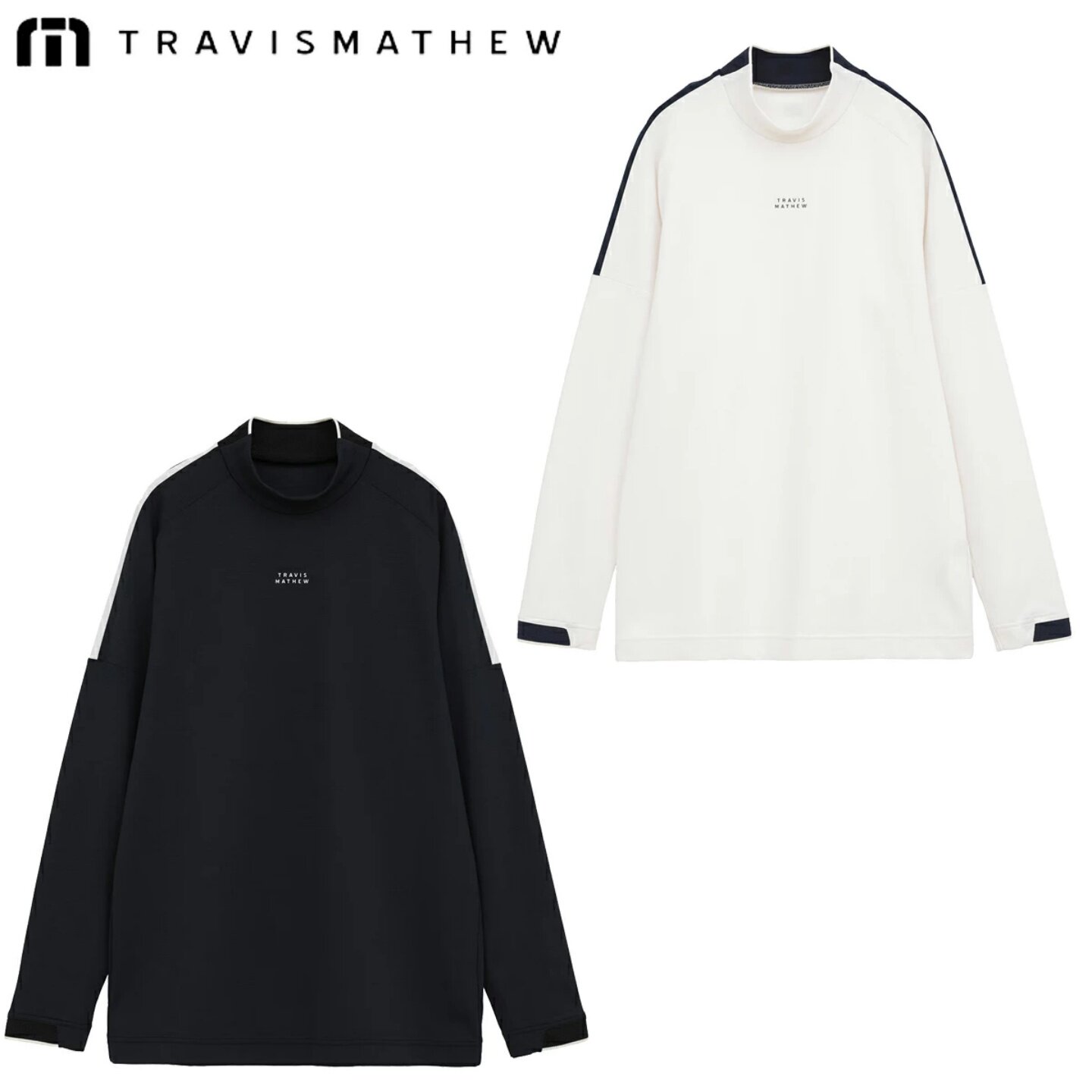 25年秋冬日本Travis Mathew高尔夫男装长袖圆领套头T恤高球衫代购