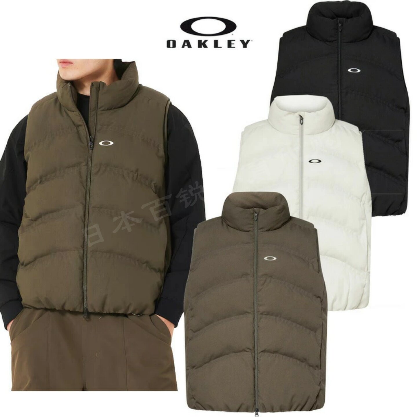 25年秋冬日本正品Oakley欧克利男加厚背心轻便马甲高尔夫男装代购
