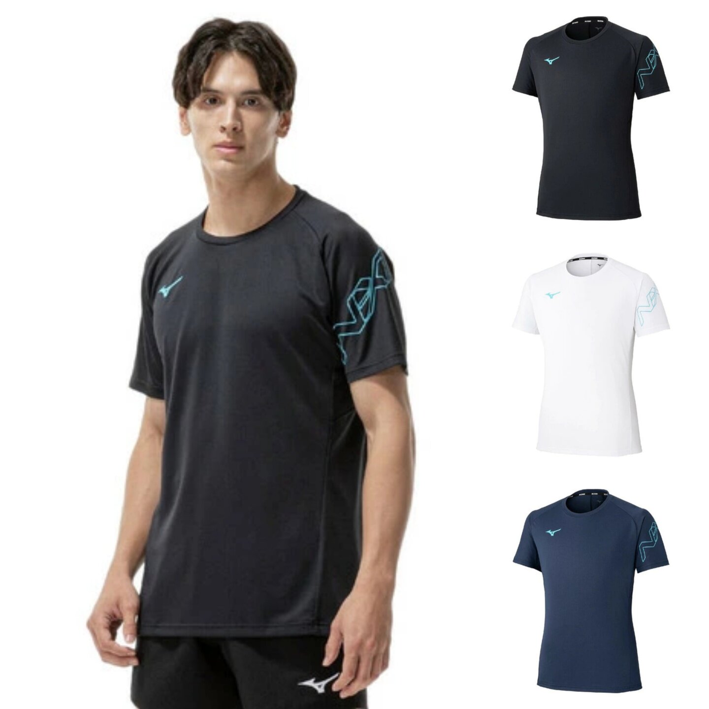 26年新款日本正品Mizuno美津浓男女排球短袖N-XT系训练T恤速干衣