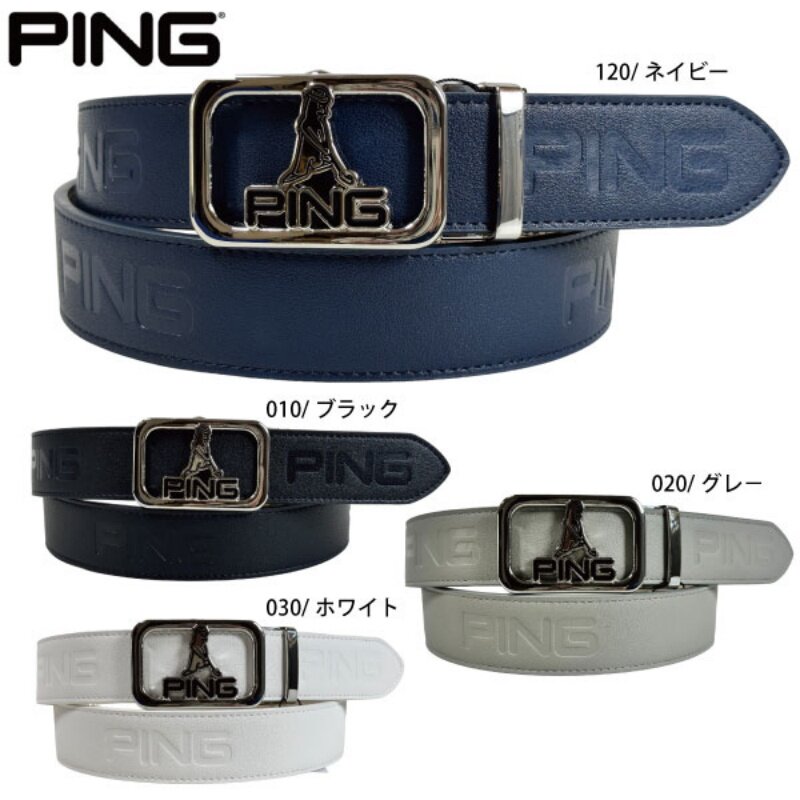 日本代购25年新品Mr.Ping Golf男士高尔夫配件滑扣标志腰带皮带