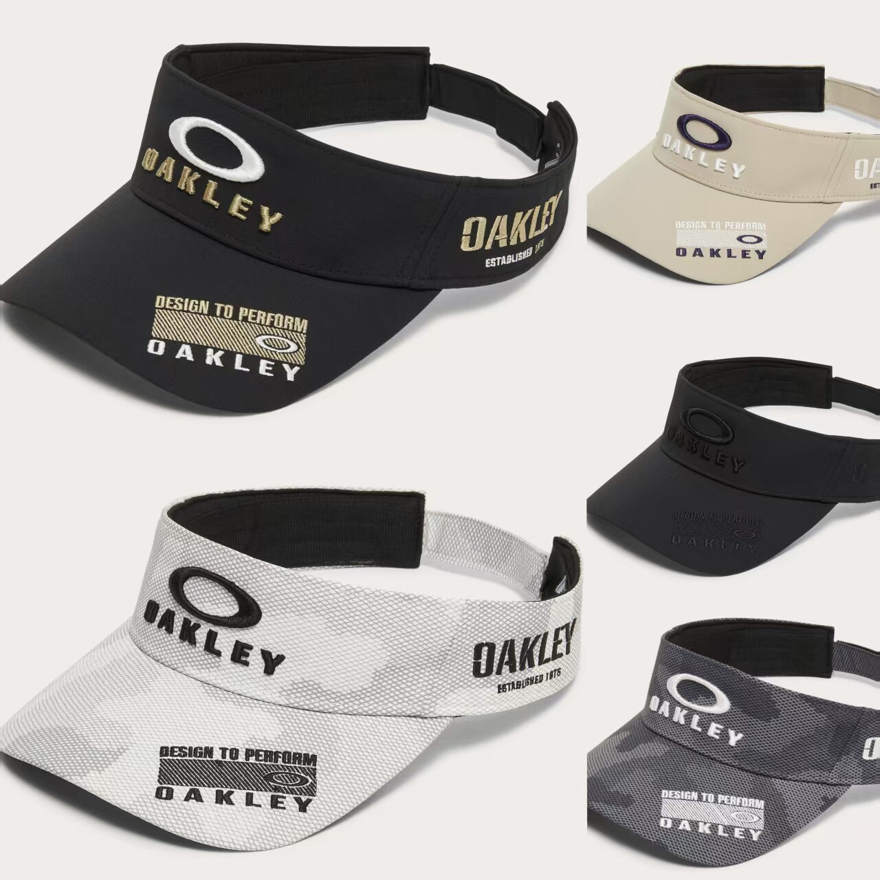 日本Oakley欧克利25年新款男士高尔夫球帽遮阳无顶空顶鸭舌帽正品