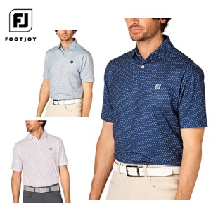 日本FootJoy FJ高尔夫男装25春夏印花休闲短袖T恤POLO衫正品代购
