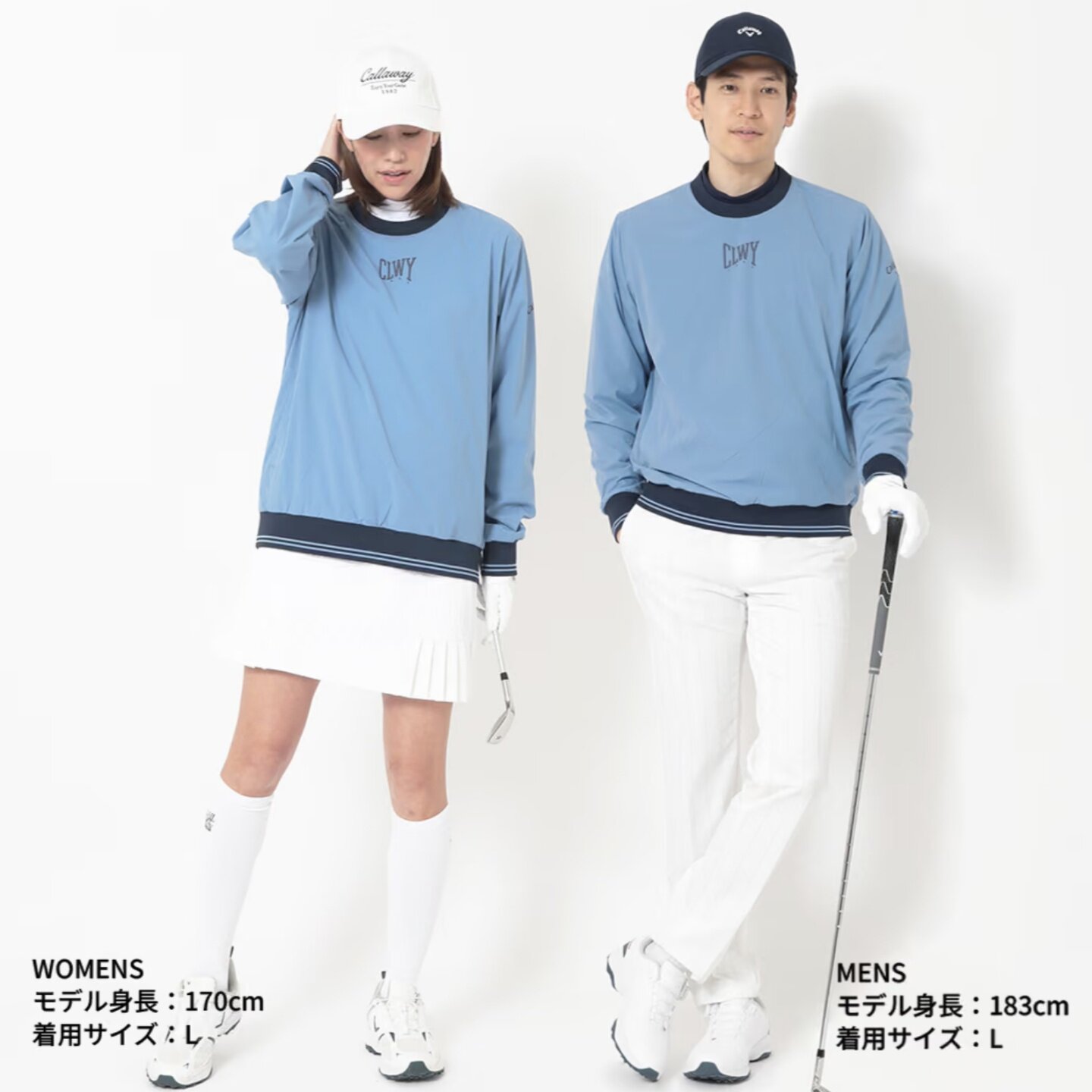 26新日本Callaway卡拉威男女情侣款高尔夫长袖防水宽松上衣4L正品