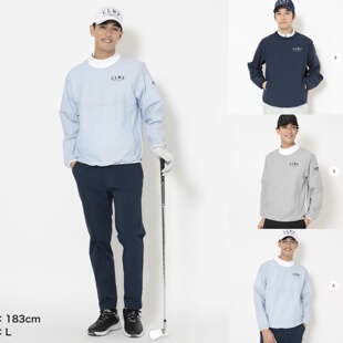 26年春夏新日本Callaway卡拉威高尔夫男装泡泡纱长袖套头上衣正品