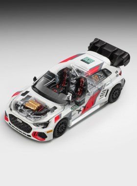 拓意飞驰人生3奥迪A3拉力赛车合金车模1/64静态车模收藏摆件预售