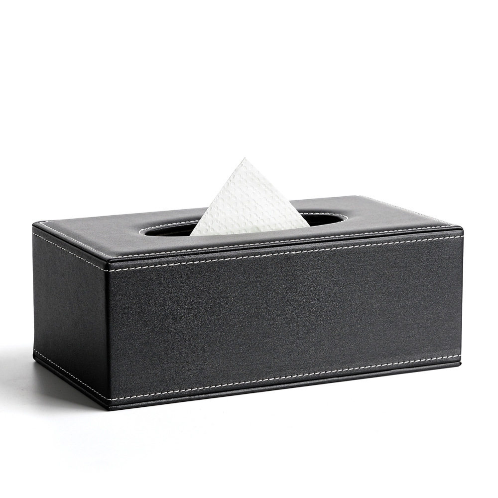 欧式皮革纸巾盒 家居酒店办公抽纸盒创意纸抽盒客厅面纸巾盒