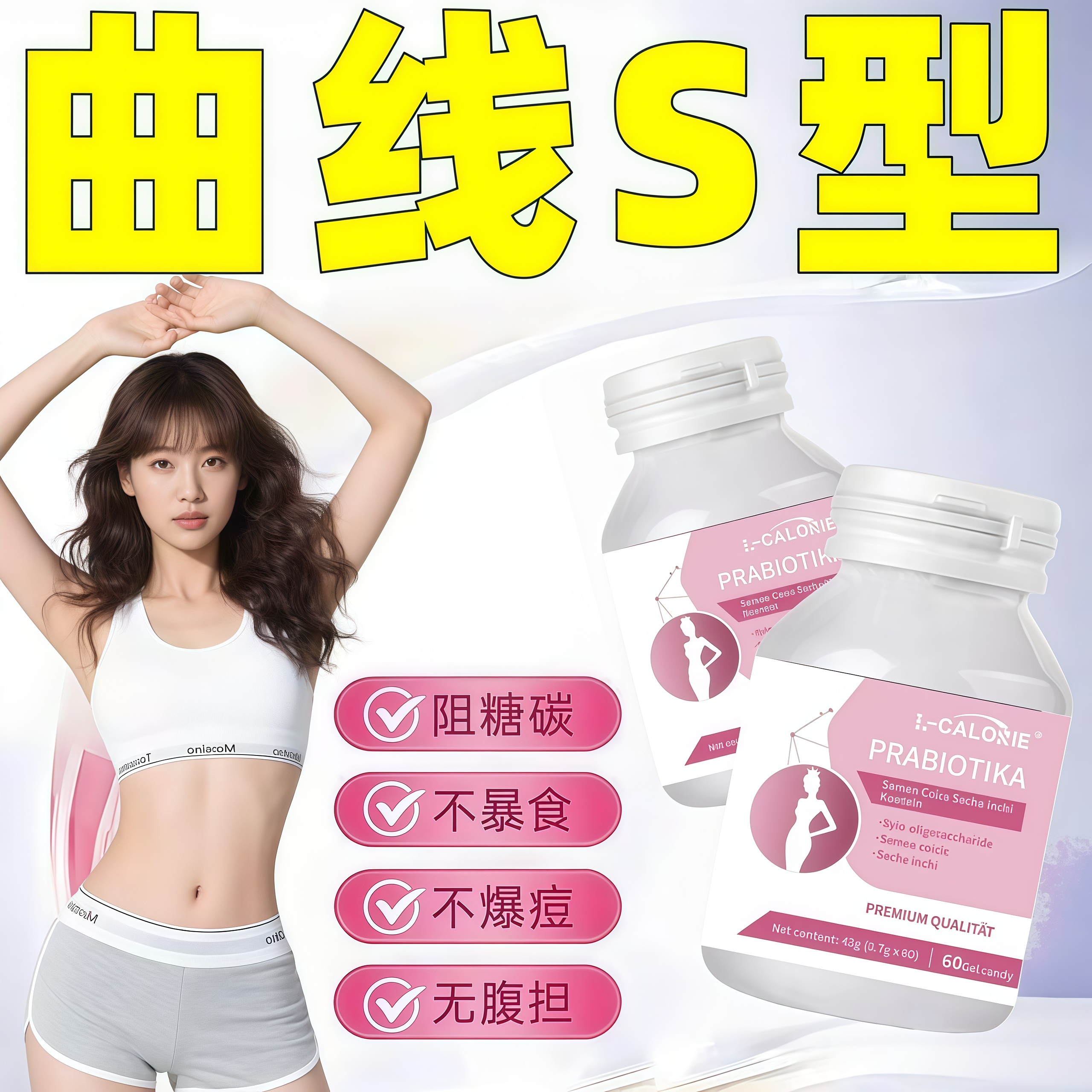 美藤果 薏仁丸美藤果懒人减少食欲掉秤肚腩可搭正品乳酸菌片