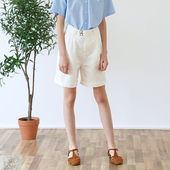 SOLI 少年感 素白已然 ECRU 夏季 简约日系日杂感 白色中裤