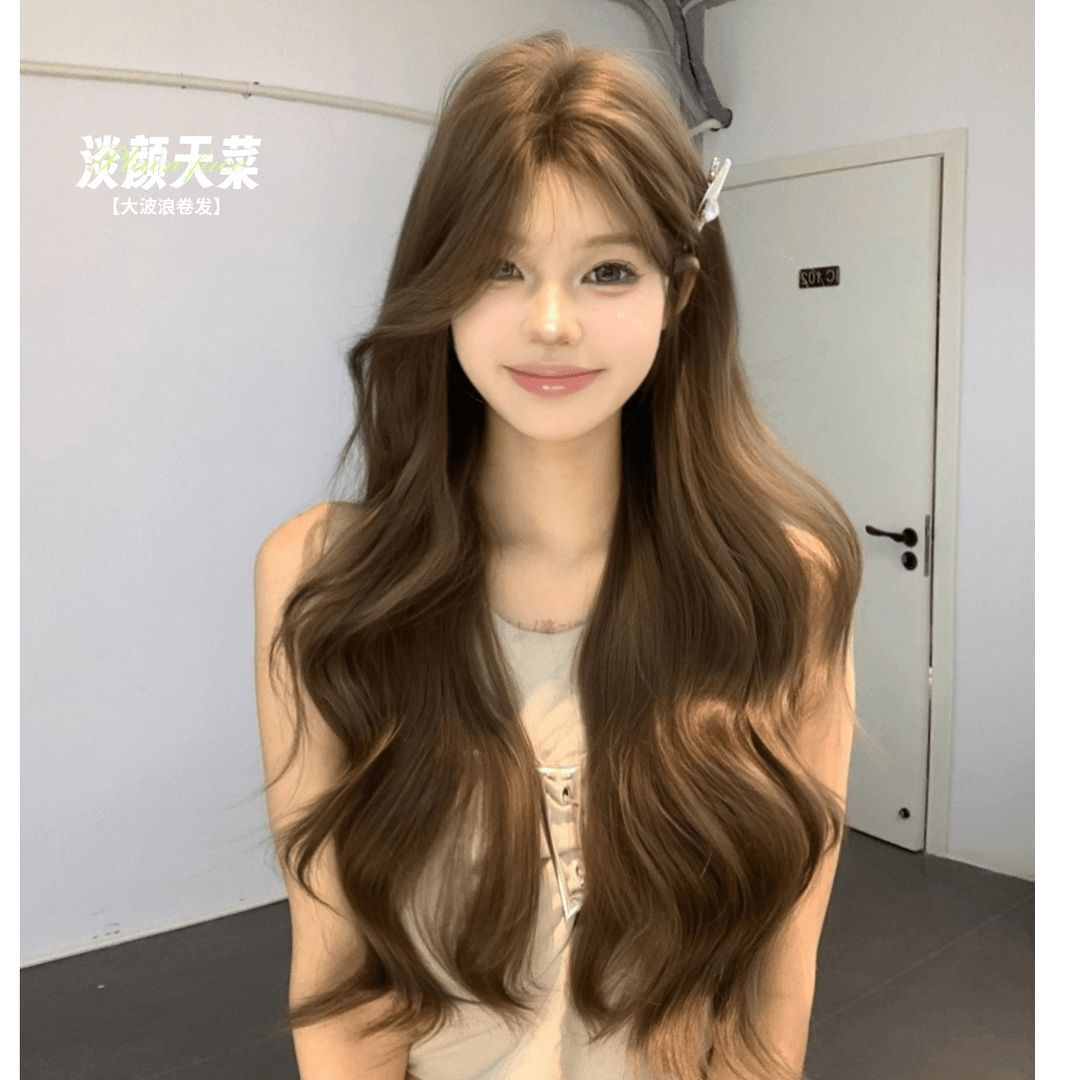 元泱【淡颜天菜】假发女波浪卷时尚气质lolita网红同款假发全头套