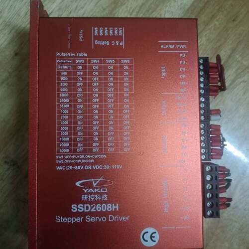 议价YAKO研控 SSD2608H-KZ15 闭环步进伺服驱动器可维修