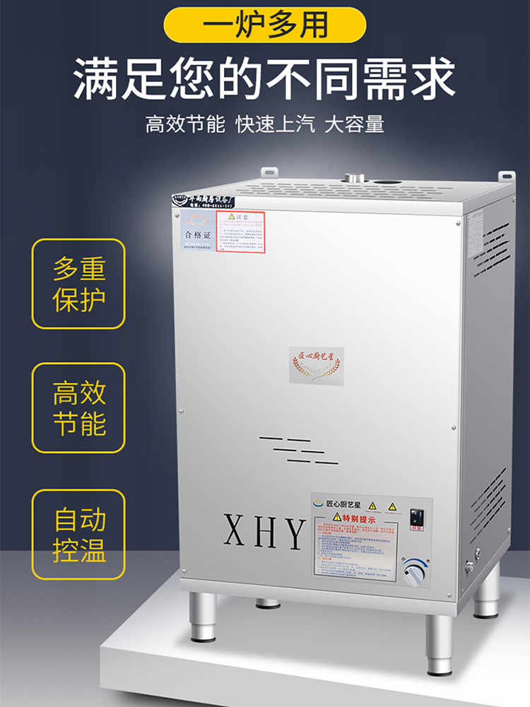 燃气蒸汽发生器蒸馒头酿酒煮豆浆蒸汽锅炉天然气液化气节能蒸汽机