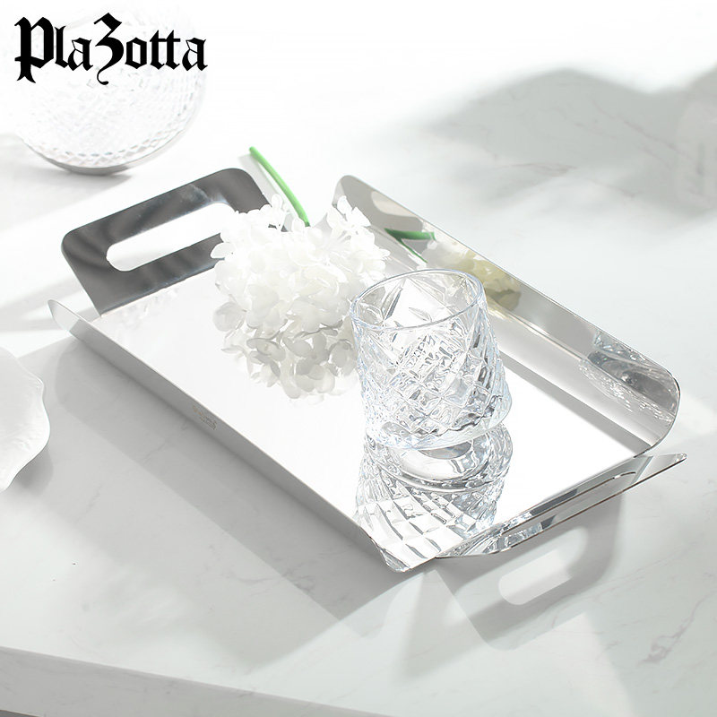 plazotta轻奢不锈钢北欧零食盘