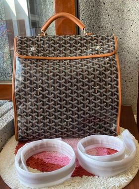 全新 Goyard戈雅 经典老花双肩包 棕色