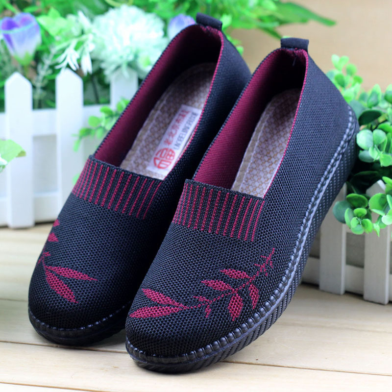 北京布鞋女鞋秋季舒适软底中老年人妈妈宽松老太太防滑奶奶单鞋,女鞋,传统布鞋,淘宝优惠券,粉丝福利购,淘宝优惠卷