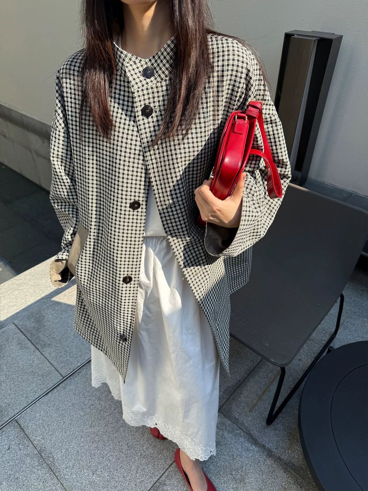 2025新款韩版宽松显瘦中长款风衣外套女英伦风高级感经典外两面穿