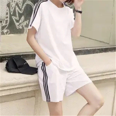 夏季运动套装男韩版短裤短袖大码休闲运动套装