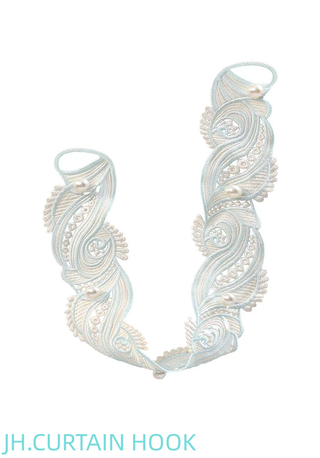 免壁钩法式梦幻水溶刺绣绑带