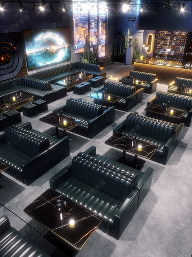 Музыкальная таверна Qingba Кофе Западный ресторан Комбинация стола и стула Минималистский горячий горшок Барбекю Десерт Чай с молоком Магазин карточек Сиденье Диван