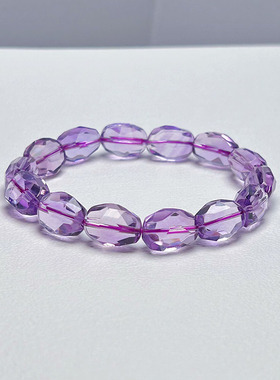紫水晶手链紫晶巴西紫水晶