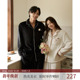 家居服套装 RoseTree珊瑚绒情侣睡衣女冬季 毛绒保暖加绒加厚法式 男