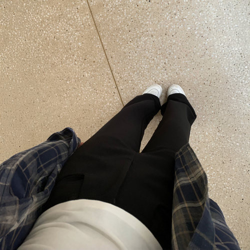 KMZD 垂感裤 高腰休闲直通西装裤阔腿显瘦宽松长裤春秋女