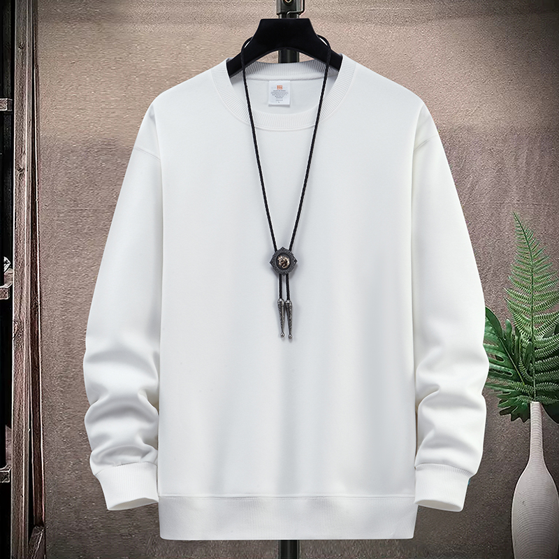 休闲运动纯棉宽松套头卫衣