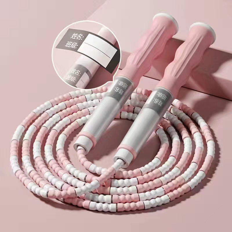 儿童跳绳可写名字儿童竹节跳绳