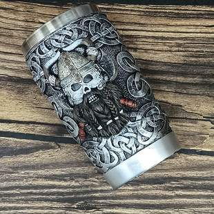 中世纪维京海盗啤酒杯个性维京人随手马克杯酒吧用搞怪复古杯子
