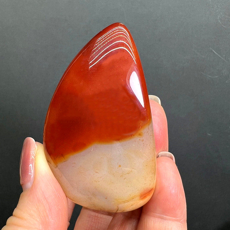 天然七彩纹理缠丝玛瑙原石雨花石浴缸石手把件观赏石摆件一图一物