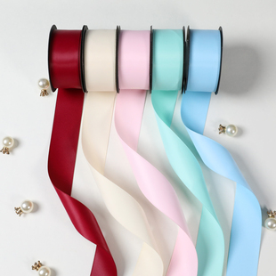 全消光丝带缎带绸带织带涤纶礼品礼物盒包装饰DIY蝴蝶结礼花包邮