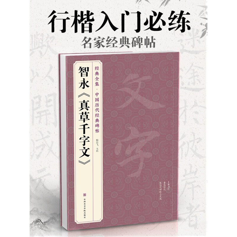 正版经典全集智永《真草千字文》楷书字帖中国历代名家碑帖原方法版行书小草书临摹毛笔书法真的墨迹美术畅销书籍_虎窝淘
