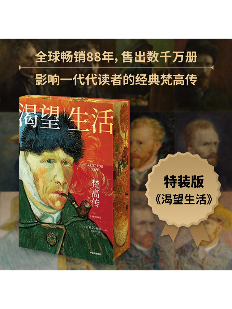包邮渴望生活 梵高传 从梵高开始 每个人必须是自己的太阳 欧文斯通