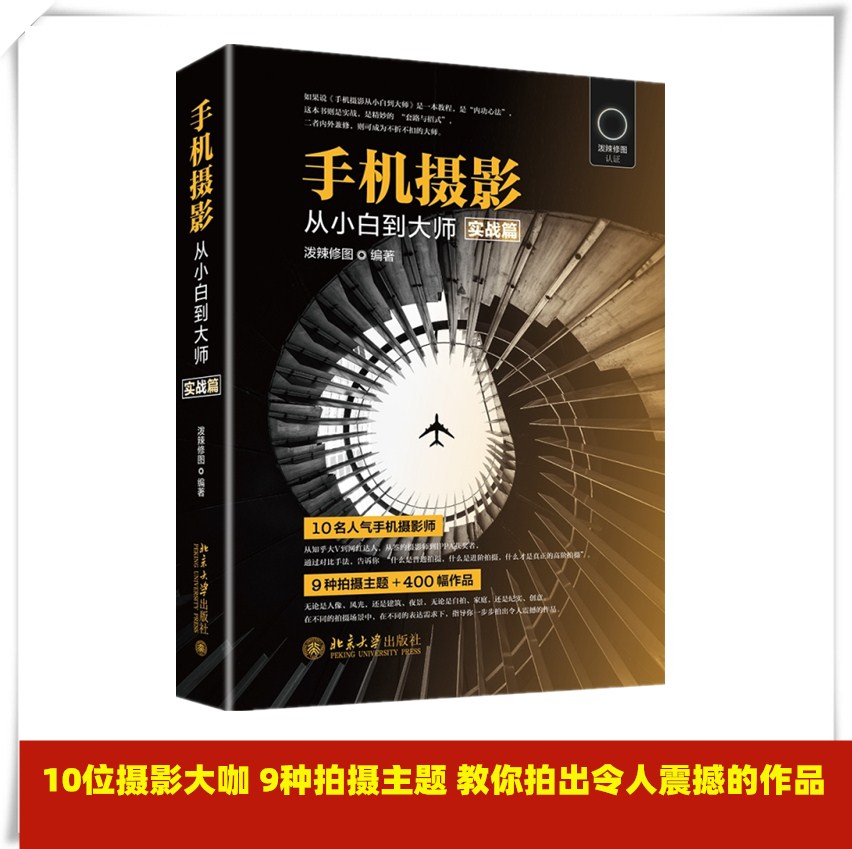 正版包邮 手机摄影从小白到大师2 实战篇 泼辣修图官方认证教程 普通到高阶教程 10名摄影师400幅作品手机摄影从入门 畅销书籍 书籍/杂志/报纸 旅游摄影/画册 原图主图