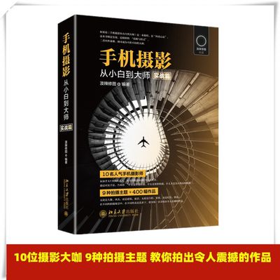 正版包邮 手机摄影从小白到大师2 实战篇 泼辣修图官方认证教程 普通到高阶教程 10名摄影师400幅作品手机摄影从入门 畅销书籍