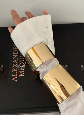 夸张开口金属手环叠戴女式