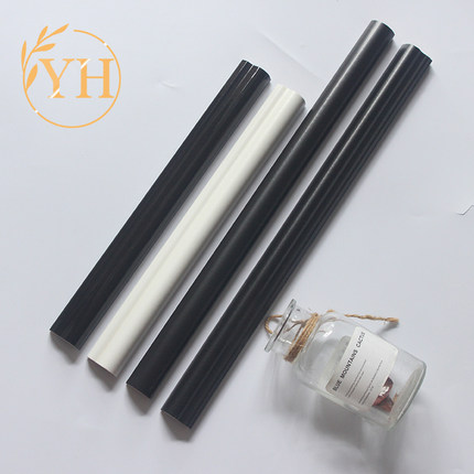 卫生间瓷砖收口条黑色半圆腰线法式弧形压条欧姆线400半墙收边条