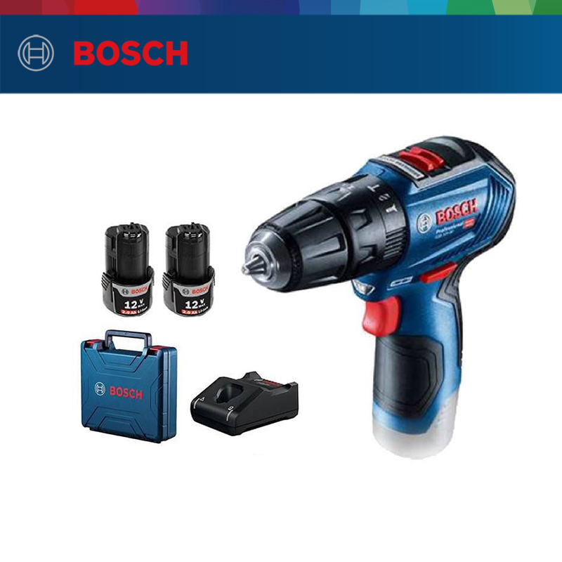 博世(BOSCH)GSB 12V-30 充电式冲击钻 电动螺丝刀手电钻(锂电