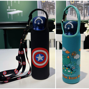 新款 751JNR600ml750ml水壶套防摔长背带保护套 膳魔师保温杯套JNL