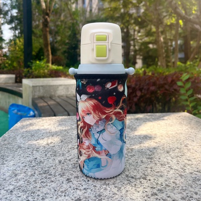 硅胶水杯套babycare保温杯垫套500ml吸管杯子宝宝儿童防摔保护套