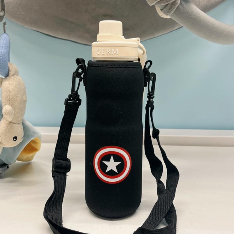 格沁germ可口可乐保温杯套580ml700ml水壶套杯袋学生长背带斜跨