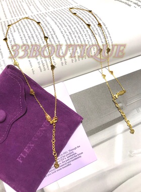 FLV项链简约锁骨链小众设计感