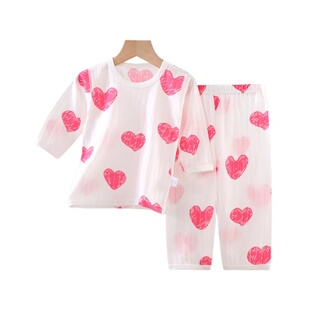 a类家居服套装 三折品牌特价 无骨七分袖 中大童夏季 清仓撤柜亲子装