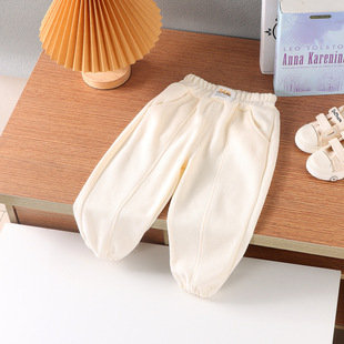 棉质加厚卫裤 童装 品牌折扣店撤柜秋冬款 保暖运动长裤 三折专区